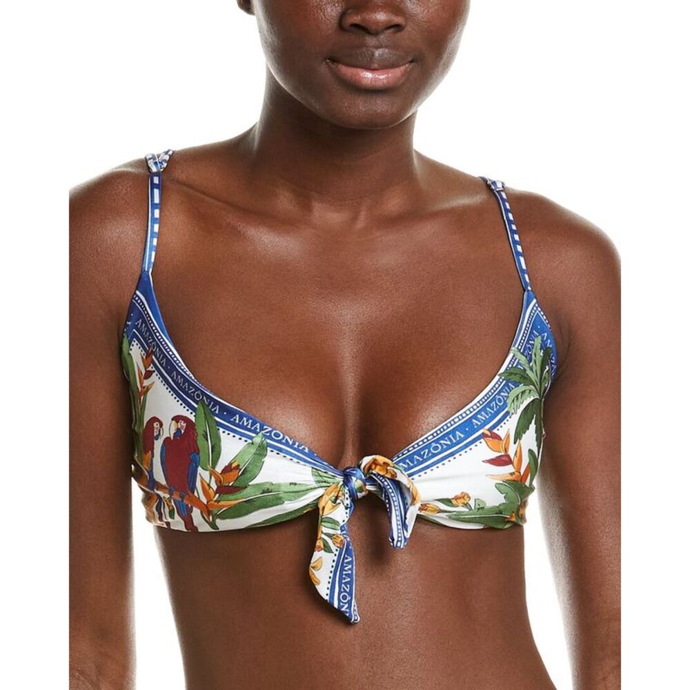 Farm Rio Womens  Tropical Destination Triangle Top